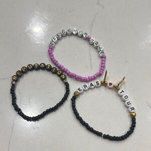 Taylor Swift Trio of Beaded Bracelets